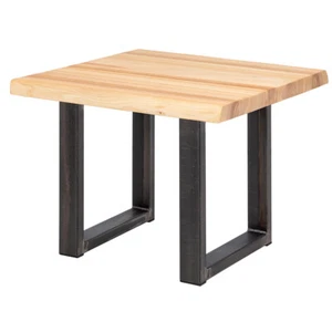 Mesita Baja Madera Maciza Baumkante Mesa Auxiliar Mesa de Salón - Imagen 1 de 7
