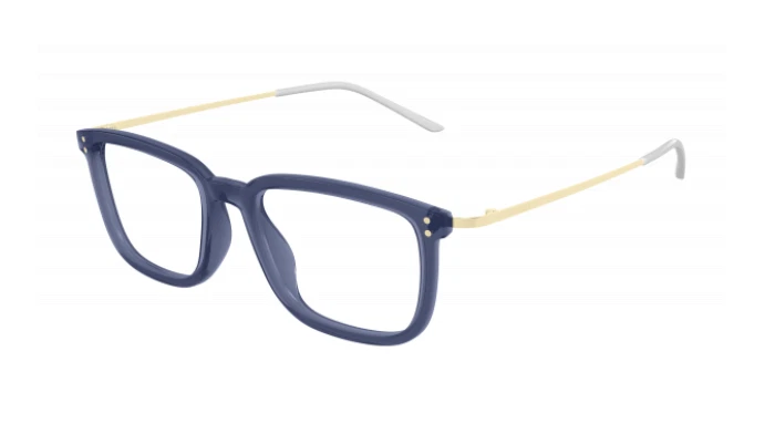 Gafas rectangulares para hombre Gucci GG1709O 007 azul/dorado Foto 1 de 1