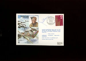 1978 Squadron Leader J H Lacey cover signed by J H Lacey DFM. - Imagen 1 de 2