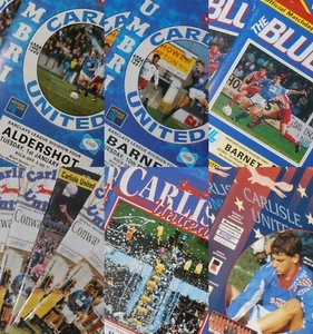 1990er Jahre Carlisle United Heimprogramme - Ihre Wahl - KOSTENLOSER Versand - Bild 1 von 1
