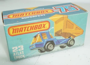 Matchbox Atlas Truck Nr. 23 Boxed Diecast Model Vintage 1975 - Bild 1 von 12