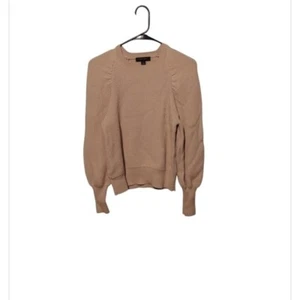 Ann Taylor Pullover XS Creme Langarm Defekt Boho Bauern Büro Preppy Karriere - Bild 1 von 7