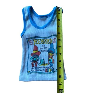 Camiseta sin mangas vintage para niños bebés niños pequeños sin etiqueta de talla ver medidas - Imagen 1 de 3