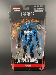 SAM DE LA ROSA SIGNED & SKETCHED VENOM MARVEL LEGENDS FIGURE JSA WITNESS - Picture 1 of 4
