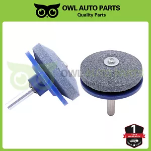 Lawn Mower Blade Sharpener Sharpening Stone Grindstone For Any Power Pair of 2 - Picture 1 of 9