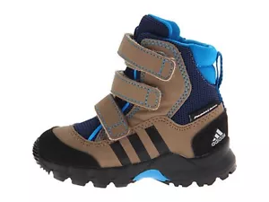 ADIDA'S OUTDOOR KIDS HOLTANNA SNOW BOOTS BLUE INFANTS SIZE 2 NIB - Picture 1 of 12