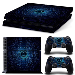 Sony PS4 Playstation 4 Skin Design Sticker Protector Set - Core Theme - Picture 1 of 1
