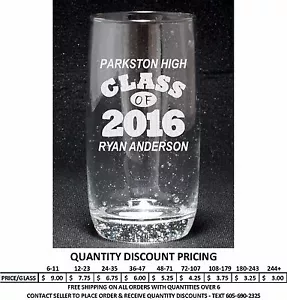 Personalisiertes Abschluss Pint Glas Absolventenklasse 2020 Geschenk Individueller Becher - Bild 1 von 15