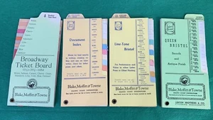 Vintage lot of 4 Blake Moffitt & Towne Paper Sample Books - Picture 1 of 7