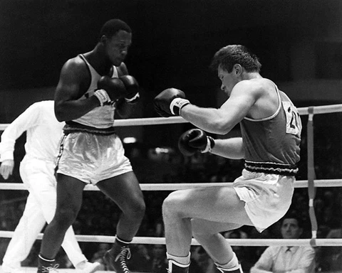 1964 USA Gold Medalist Boxer JOE FRAZIER Glossy 8x10 Photo Print Olympics Poster Cover