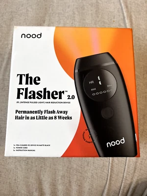 Nood The Flasher 2.0 IPL Laser Hair Removal Handset-BLACK - NEW - open box - Image 1 of 4