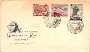 Hungary FDC 1957 Int'l Geophysical Rock - J16117 - Picture 1 of 2