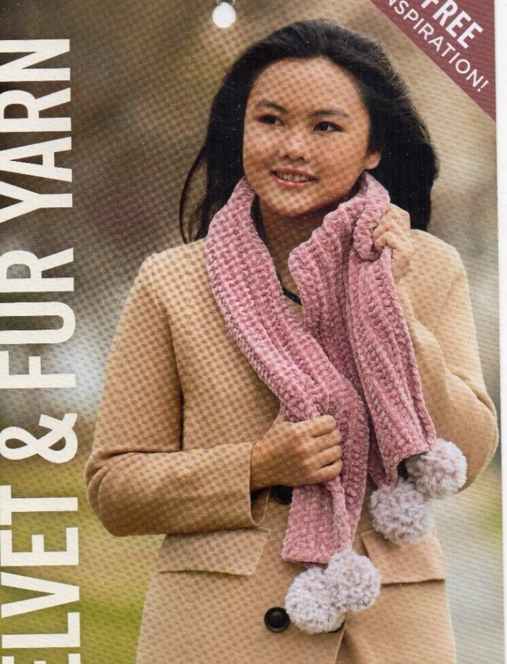 VELVET SCARF CROCHET PATTERN - Image 1 of 1