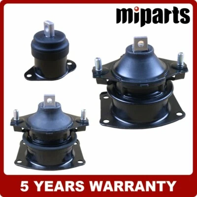 Rear Front Engine Motor Mount Kit 3pcs Fit for HONDA Accord 3.0L 2003-2007 Auto - Image 1 of 4