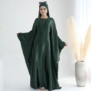 Kaftan Abaya Women Long Dress Loose Batwing Sleeve Robe Muslim Gown Dubai Party - Picture 1 of 67