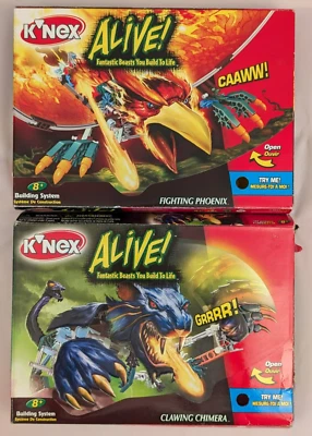 KNEX Alive! Fantastic Beasts Clawing Chimera and Fighting Phoenix - Image 1 of 4