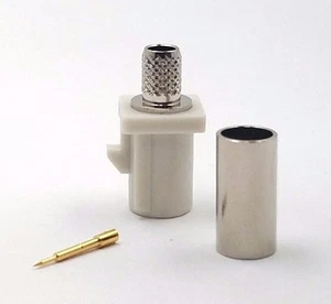 10pcs Auto Fakra Straight Plug Crimp for RG58 Code: B Phantom radio with supply - Picture 1 of 10