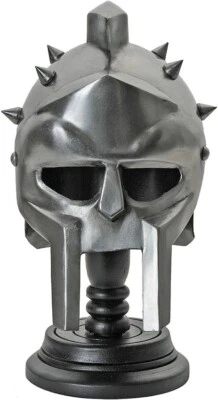 Small Gladiator Helmet 18 Gauge Steel Comes With Black Stand Construction 910979 - Image 1 of 4