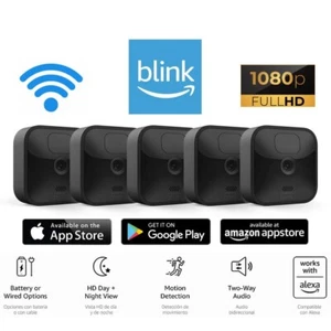 Blink Outdoor 3rd Gen Home Security 5 Cameras FULL HD & Sync Module WiFi NEW ⭐️ - Picture 1 of 15