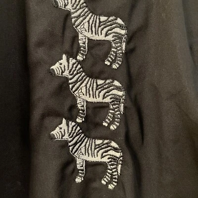 Chef-South Africa-Chef Apron Black With Zebra-Read - Image 1 of 4