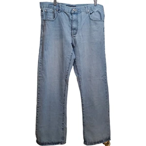 Marx & Dutch Regular Straight Sz 38x32 Light No Stretch Denim Casual Work Jeans - Picture 1 of 6