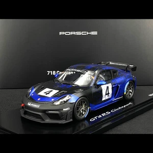 Porsche 718 GT4 RS Clubsport w/ Display Case 1/18 Spark Dealer Edition - Picture 1 of 9