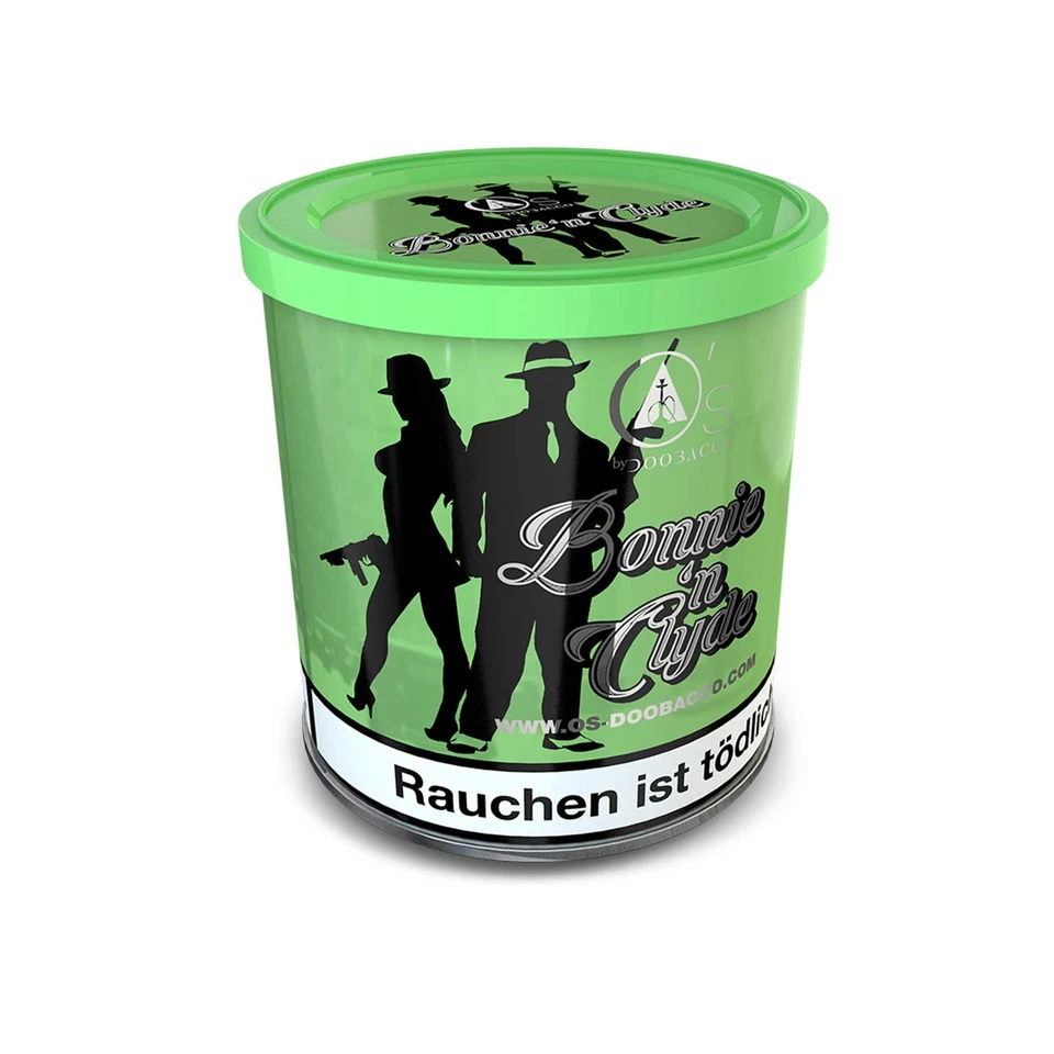 O's Green 200g Bonnie & Clyde Wasserpfeifentabak Hookah Tobacco ICE APFEL  - Bild 1 von 1