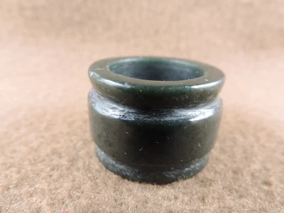 Antiguo anillo colgante de jade hetiano natural escultura manual anillo de jade Foto 1 de 4