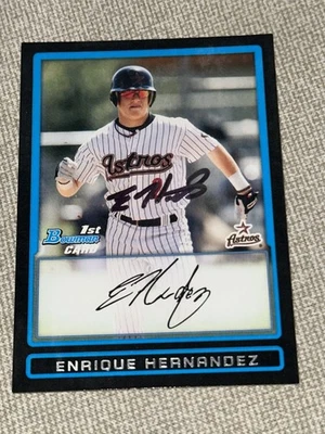 Enrique Kike Hernandez 2009 Bowman Draft Autograph #BDPP3 Dodgers Astros - Image 1 of 3