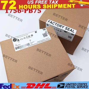 New Factory Sealed 1756-PB75 SER B ControlLogix 24V DC Power Supply US Free Tax - Picture 1 of 2