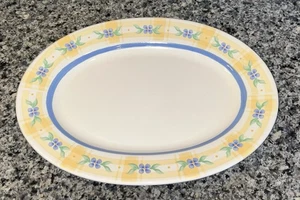 Plato para servir ovalado Pfaltzgraff Summer Breeze 12” L 8,75” W EE. UU. - Imagen 1 de 4