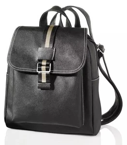 Damen Rucksack Freizeitrucksack Cityrucksack aus Lederimitat schwarz NEU - Bild 1 von 1