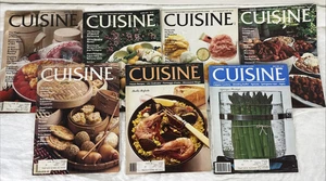 Vintage CUISINE Magazines ~ Fine Food Creative Living 7 Issues 1979 -1980 - Picture 1 of 8