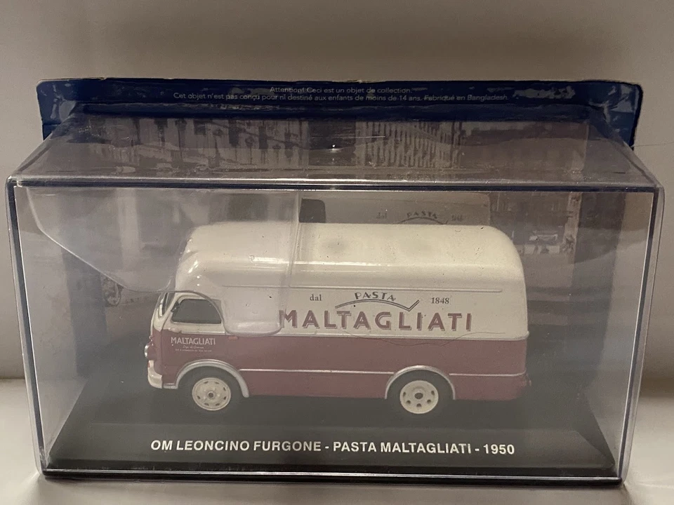 OM Leoncino furgone PASTA MALTAGLIATI 1950 Ixo altaya 1:43 Diecast furgone - Immagine 1 di 1
