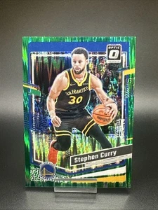 Stephen Curry 2023-24 Optic Green Shock Prizm - Picture 1 of 2