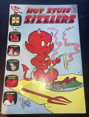Hot Stuff SIZZLERS Giant Size Vol1#30 Harvey Comics 1967 VF 8.0 STUMBO Devil Kid - Image 1 of 3