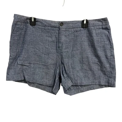 Merona Lightweight Denim Twill Shorts Size 14 - Image 1 of 4