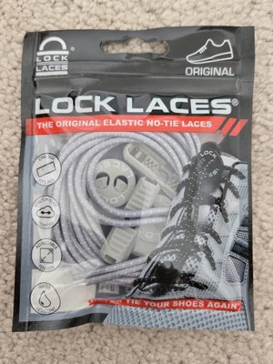 Cordones elásticos sin ataduras talla única negro blanco gris Foto 1 de 4