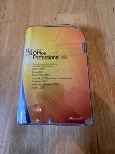 Microsoft Office Professional 2007 Full Retail Version with Product Key - Picture 1 of 4