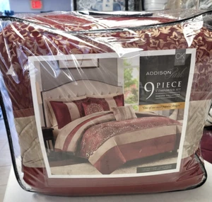 Jla Home Samara 9-Pc. King Comforter Set Red - Picture 1 of 8