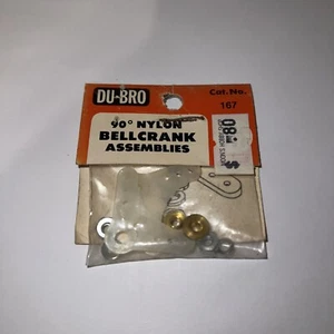 Du-Bro Cat No# 167 Bellcranks, 90 Grad Nylon NEU - Bild 1 von 2