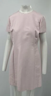 Vestido Christian Dior Manga Corta Línea A Hasta la Rodilla en Rosa Talla 12 Nuevo con Etiquetas Foto 1 de 4
