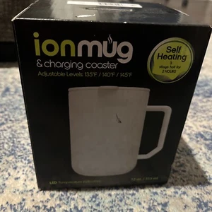 Sottobicchiere riscaldamento/ricarica Ion Mug - Indicatore di temperatura LED bianco sigillato - Foto 1 di 6