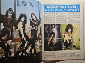 Hit Parader Magazine April 1977 KISS Paul Stanley Led Zeppelin Bob Marley - Picture 1 of 7