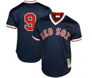 Mitchell & Ness Boston Red Sox #9 Baseball Jersey New Mens Big & Tall Sizes $120 - Picture 1 of 2