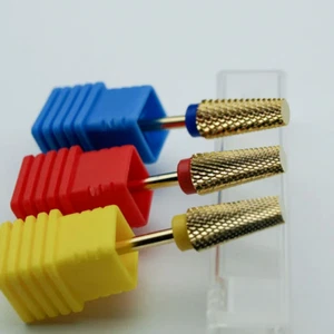 Professional Nail Drill Bit 5 In 1 Carbide Bur Mix Cut Gel Cuticle Tool Manicure - Picture 1 of 8