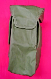 NOS Vintage French Army OD Green Gas Mask Carrier Bag Armee De Terre - Picture 1 of 6