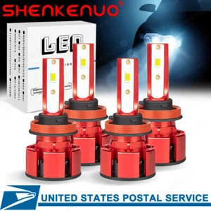 Combo faros LED H11 H9 6000K haz alto/bajo para Nissan Murano Rouge Sentra - Imagen 1 de 7