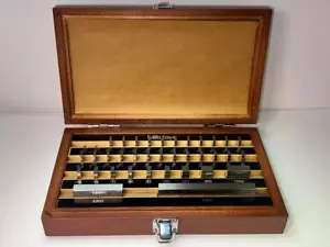 New Mitutoyo 35 Pc Rectangular GRADE 3 Gage Block Set. 516-915 Japan - Picture 1 of 8