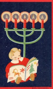Boel Cronberg Sweden Artist signed Christmas Candle Child Book - Picture 1 of 2
